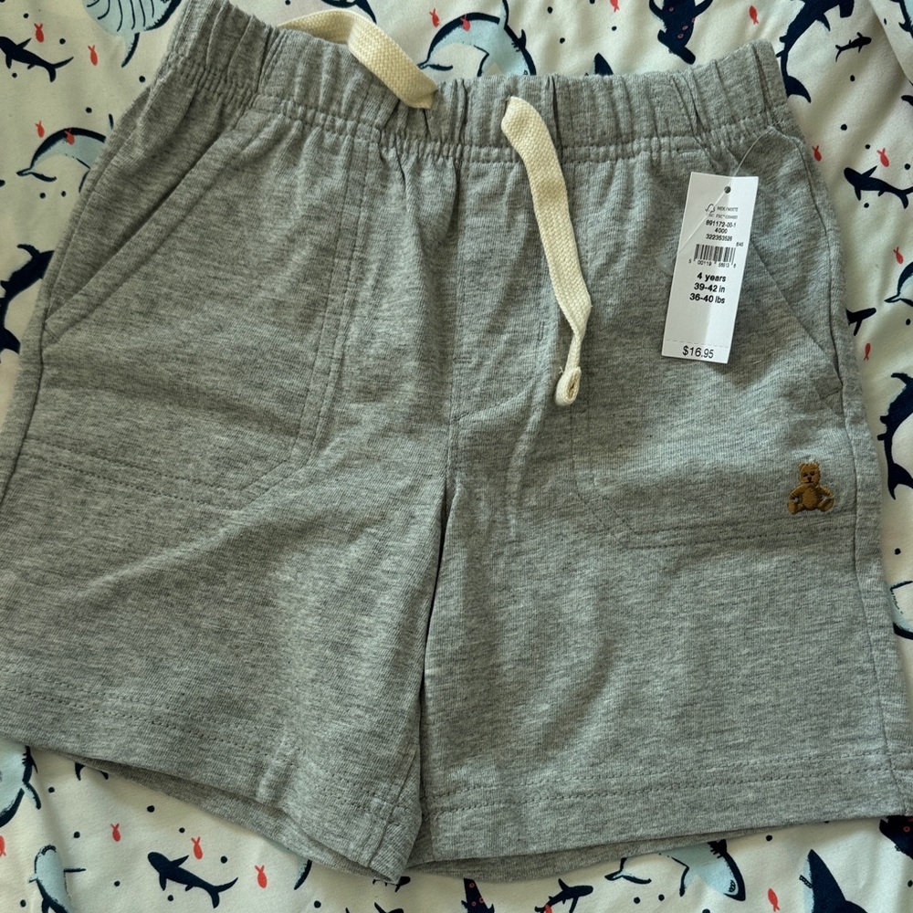 GAP Kids Gray Shorts with Drawstring